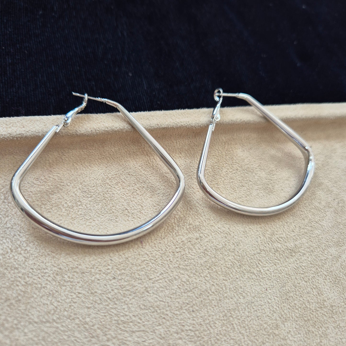 Pear Shaped Hoops