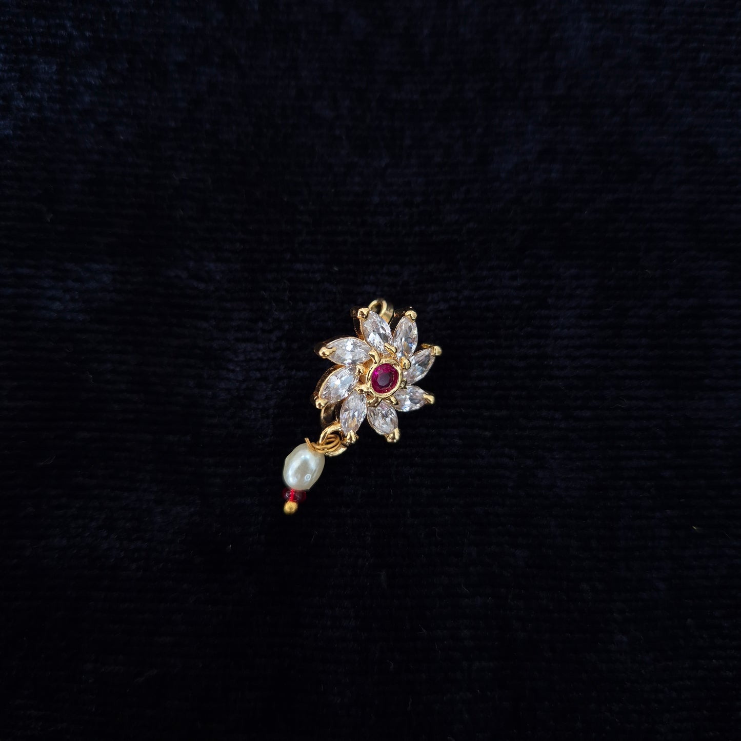 Floral CZ Nath