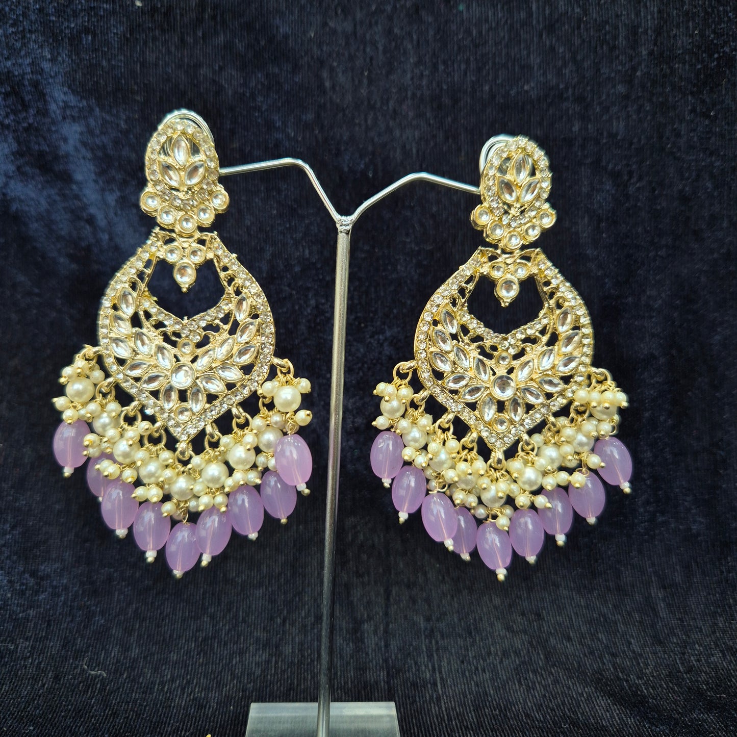 Mukta Chandbali Purple
