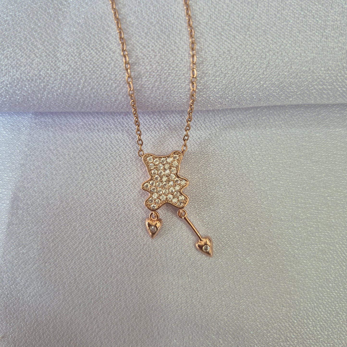 Teddy Pendant Rosegold