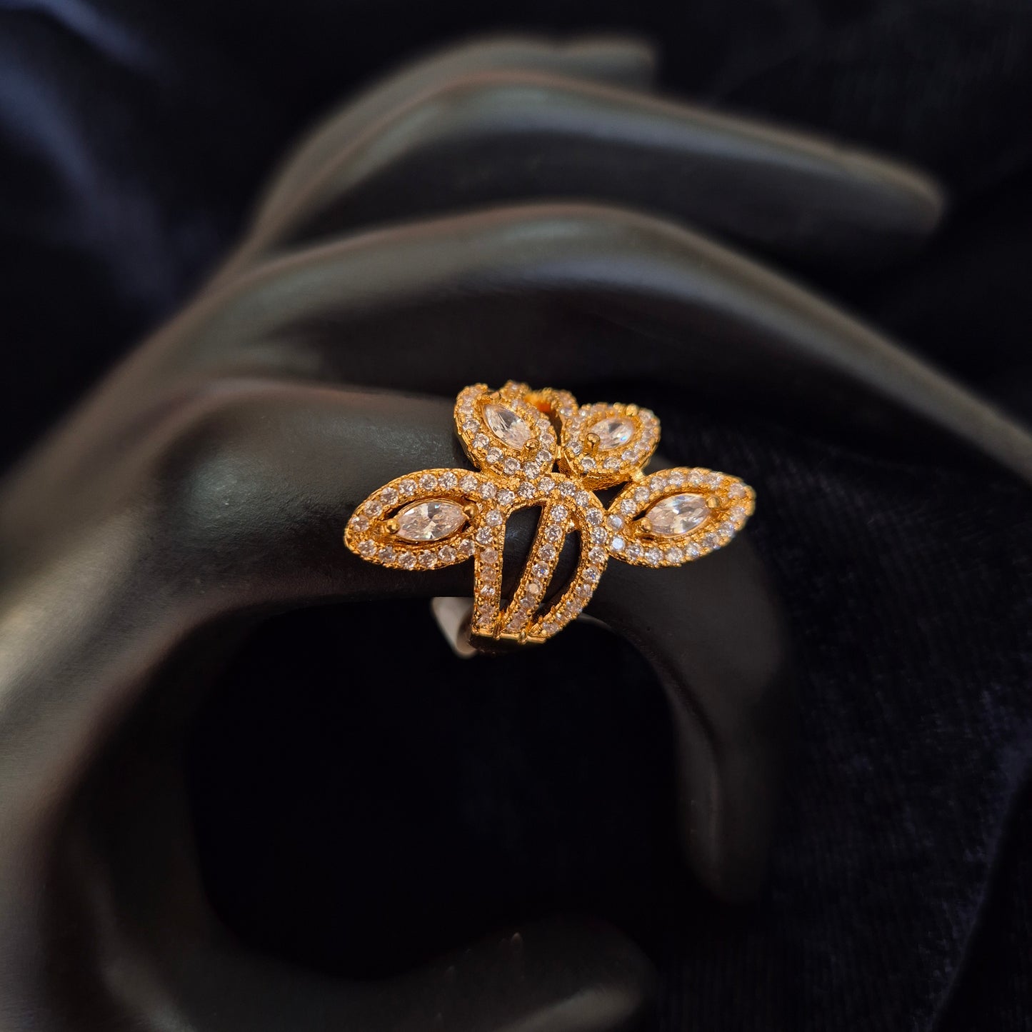 Statement Floral Ring