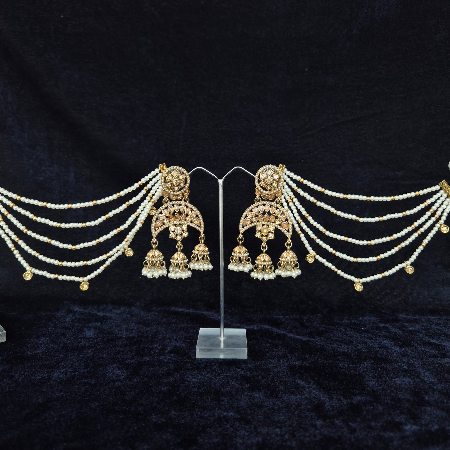 Parul Bahubali Kundan Earrings