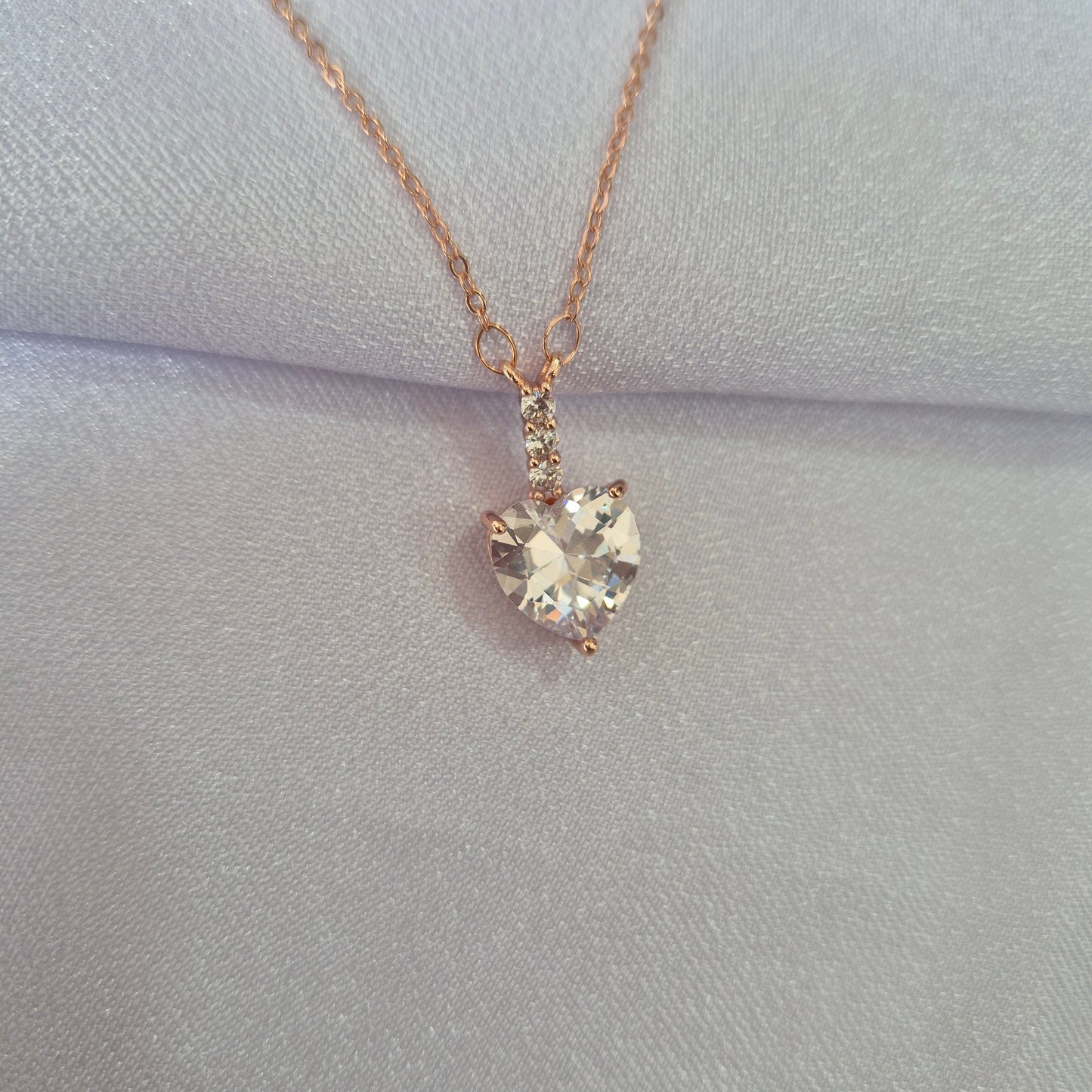 Heart CZ Pendant