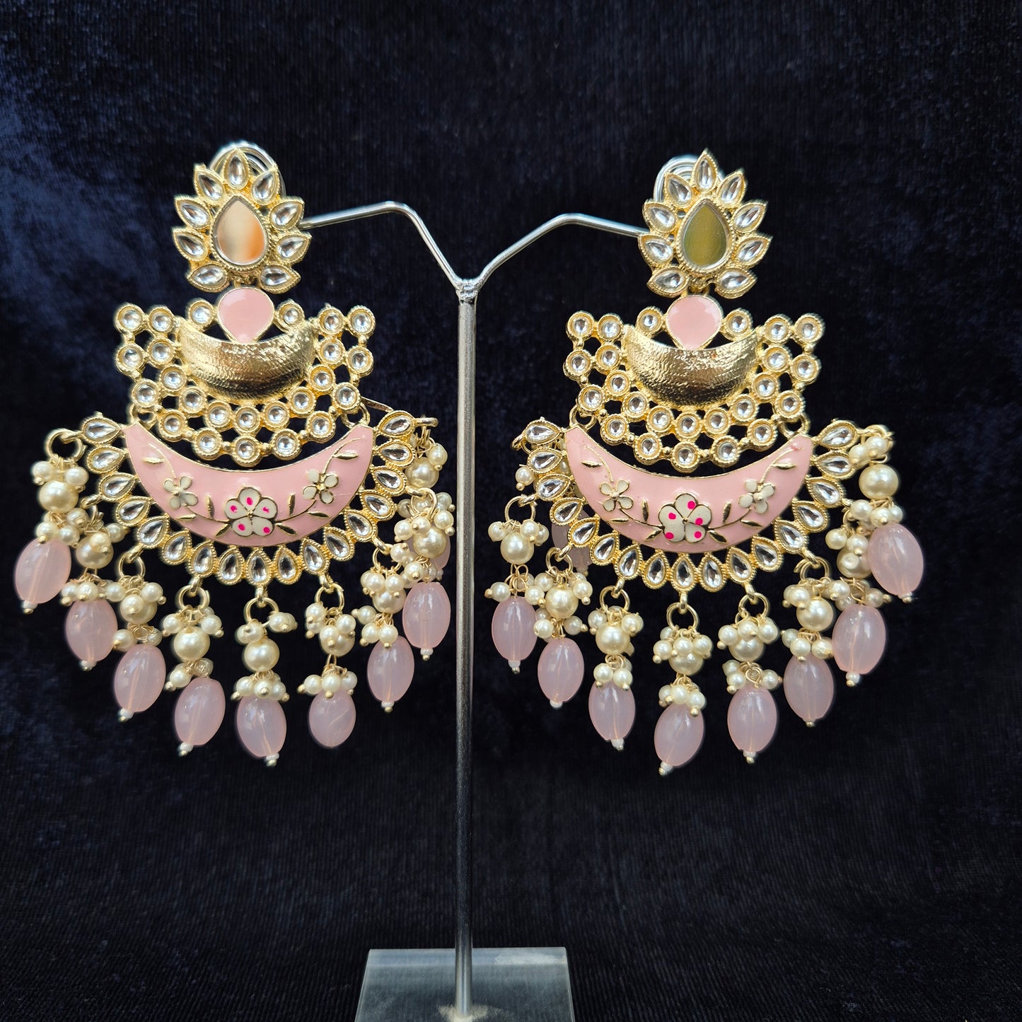 Nyoti Meenakari Chandbali