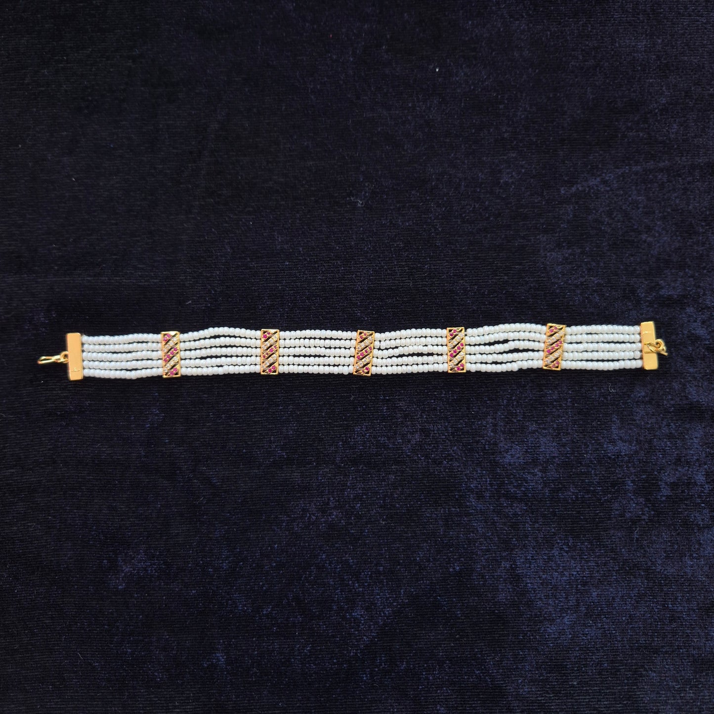 White Beads Mathapatti