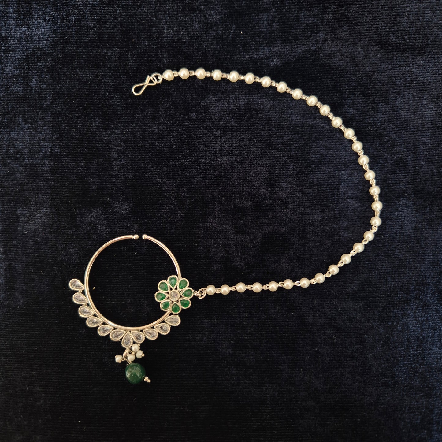 Floral Golden Nath