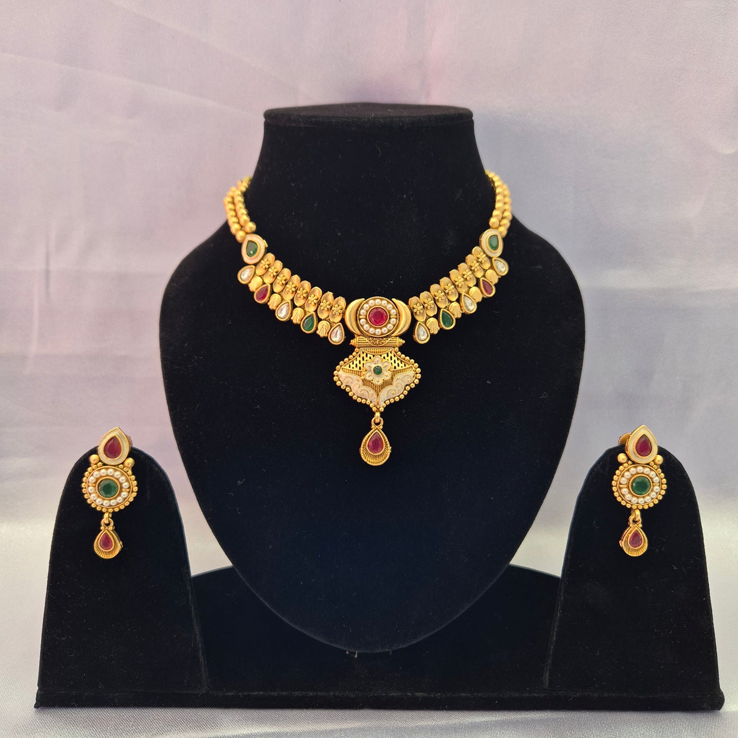Urmila Rajwadi Necklace Set