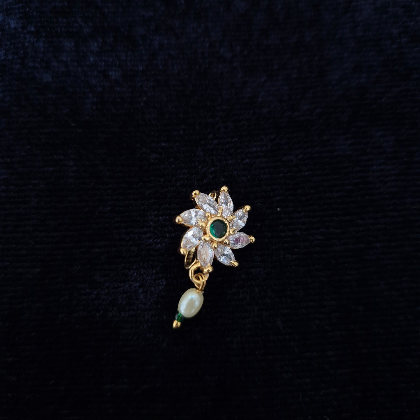Floral CZ Nath