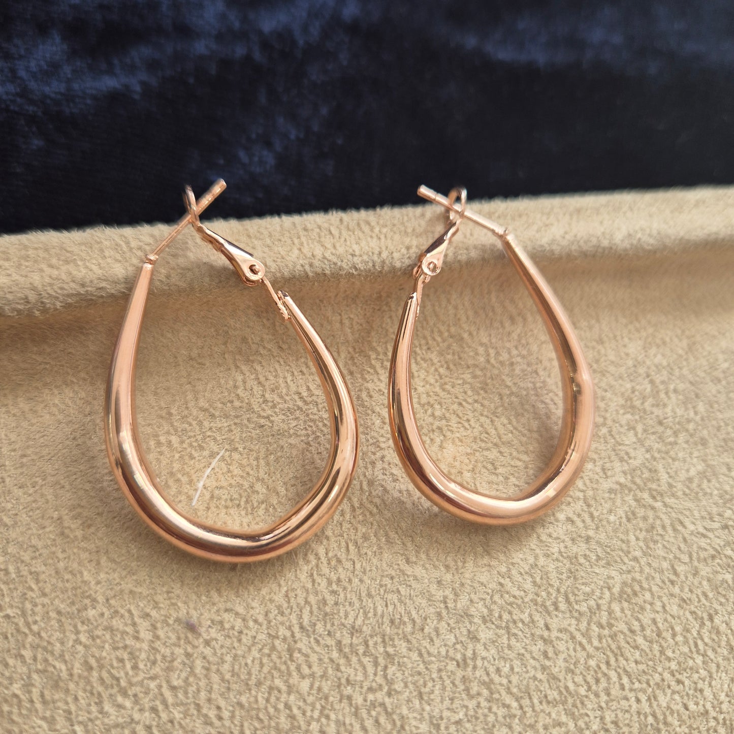 Drop Shaped Hoops
