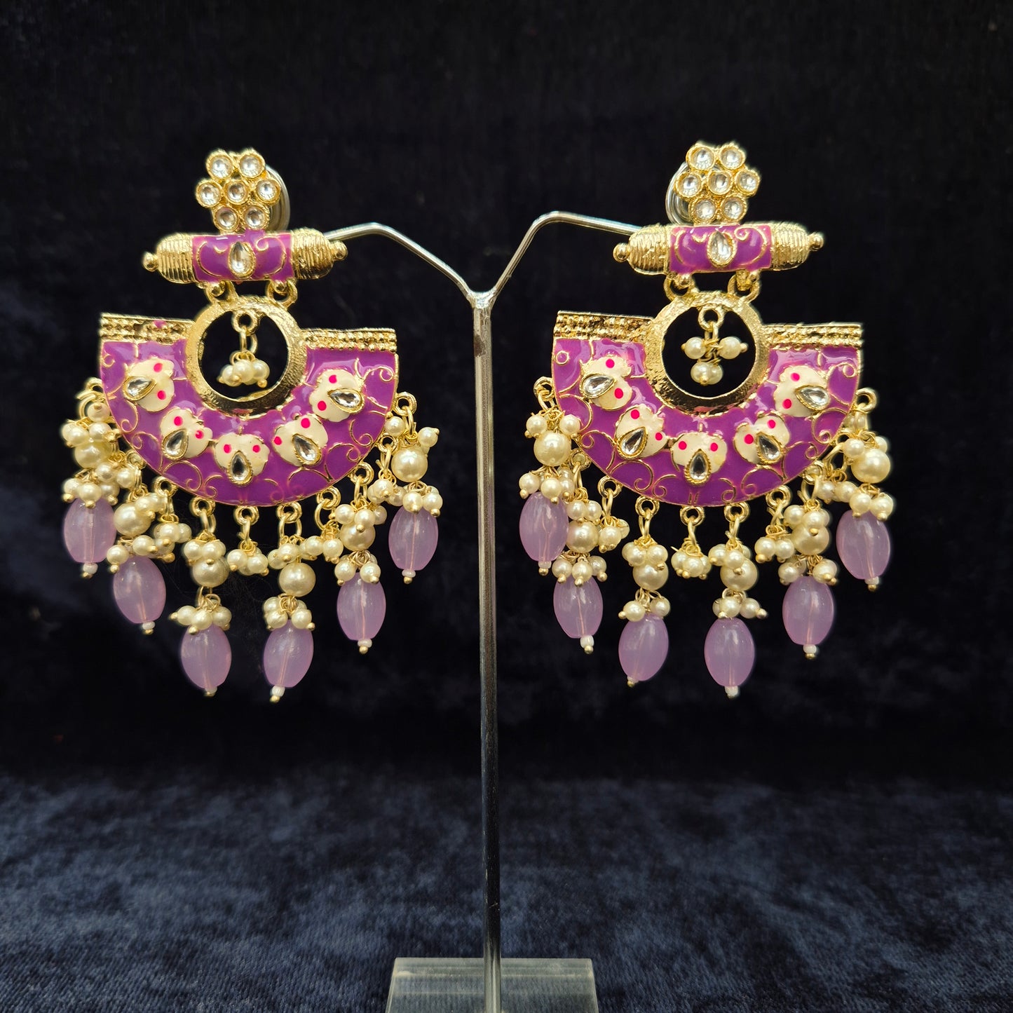 Anvika Meenakari Earrings