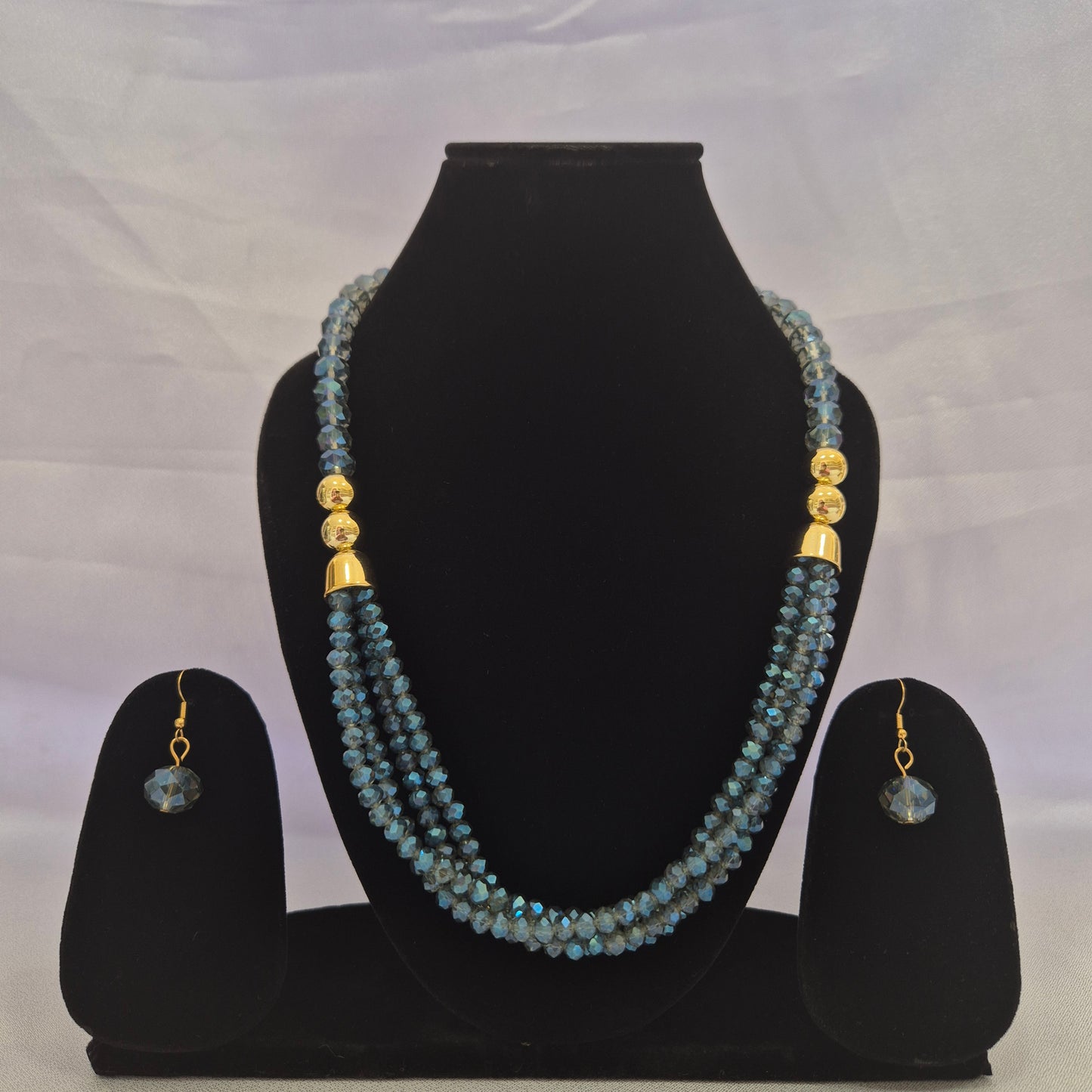 Crystal Triple Layered Necklace