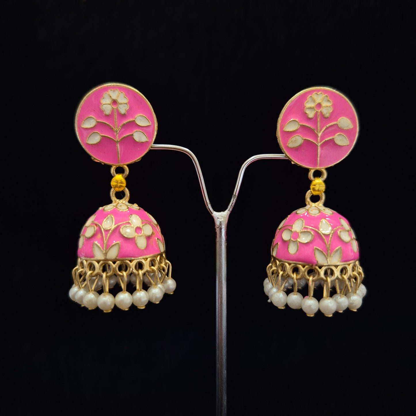 Jaipuri Meenakari Jhumki