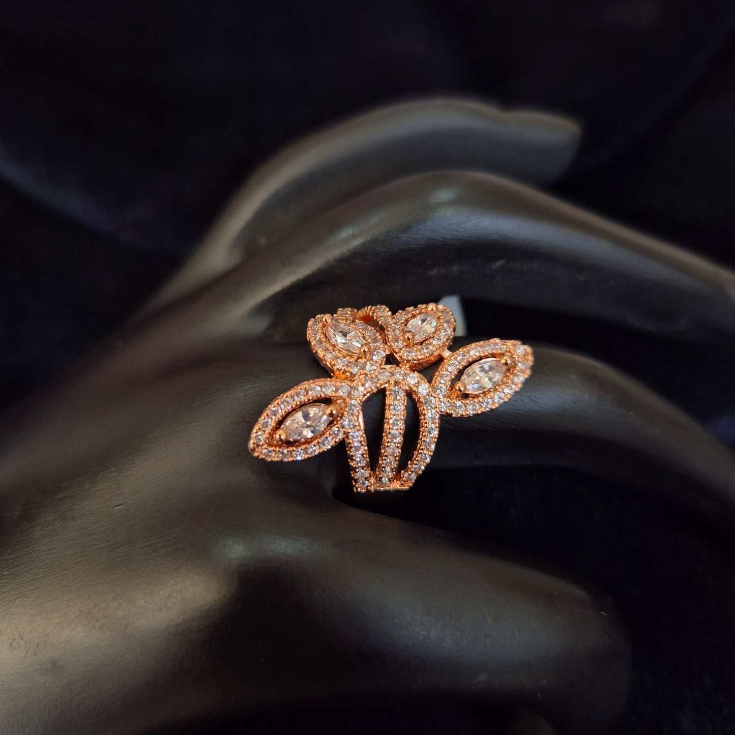 Statement Floral Ring