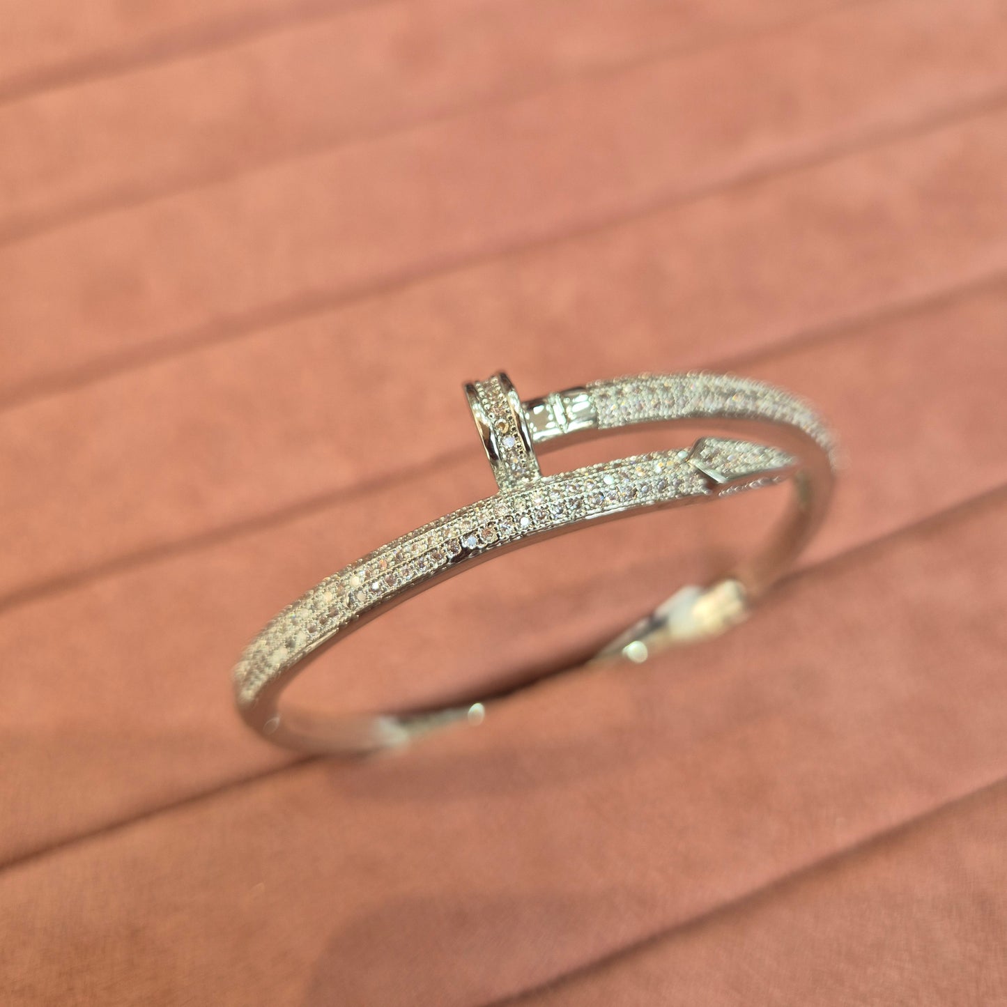Nail CZ Bracelet