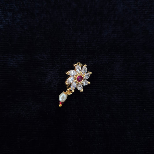 Floral CZ Nath