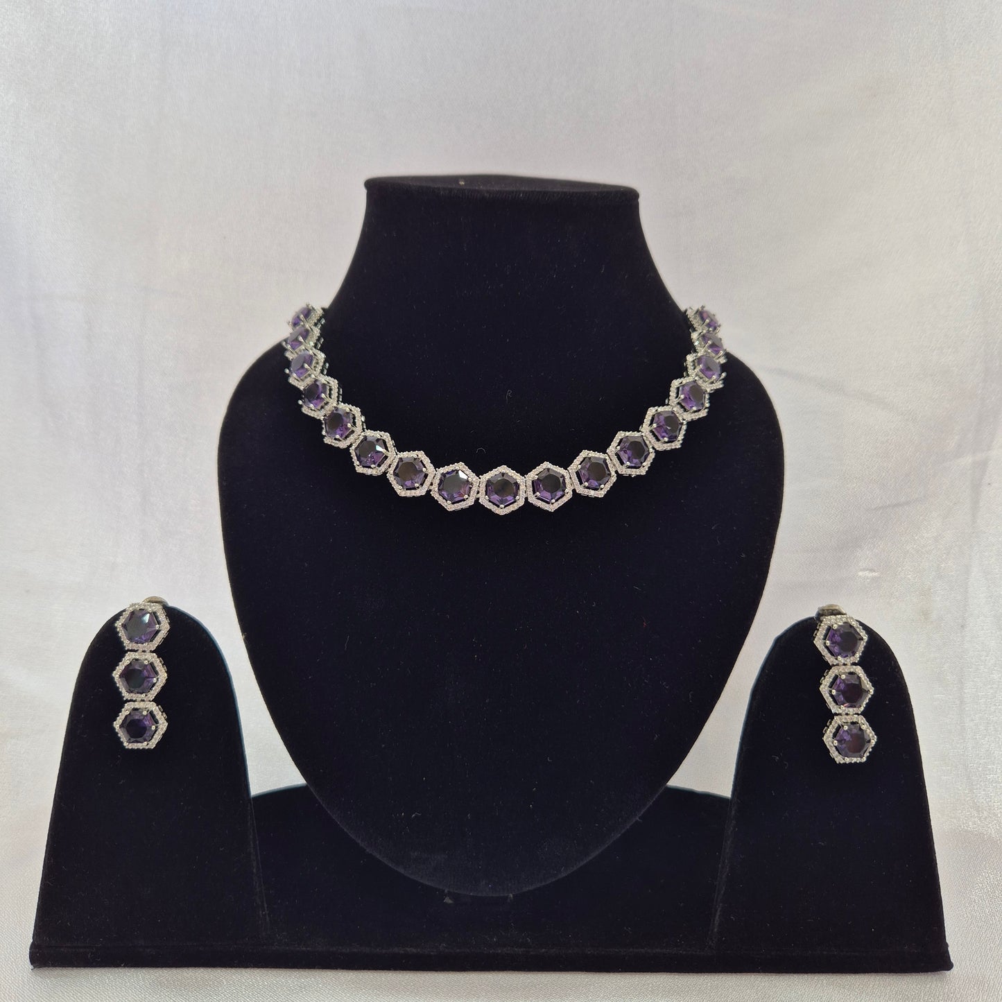 Fiza Ad Necklace Purple