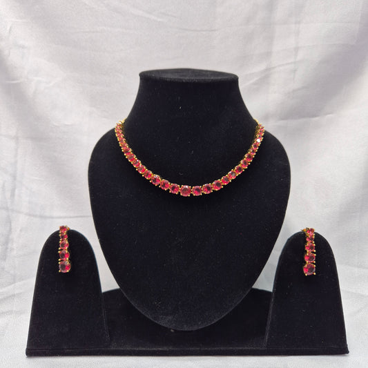 Tara Sleek AD Necklace Set