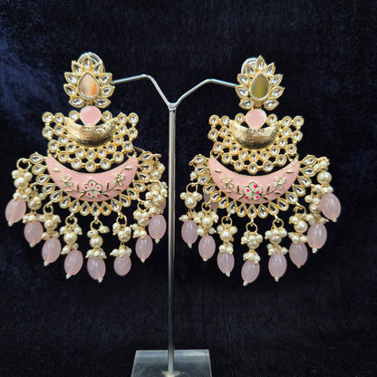 Nyoti Meenakari Chandbali
