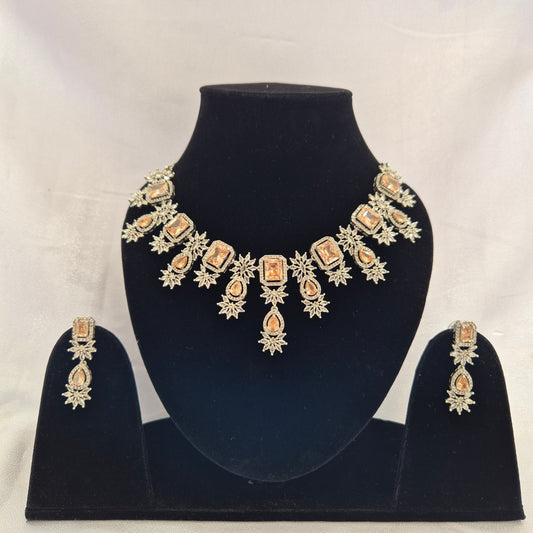 Bina AD Necklace Champagne