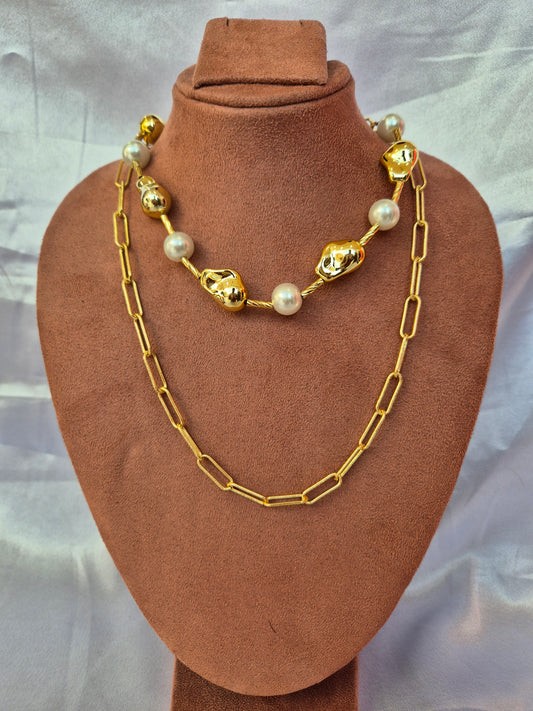 Western Layered Pearl Set