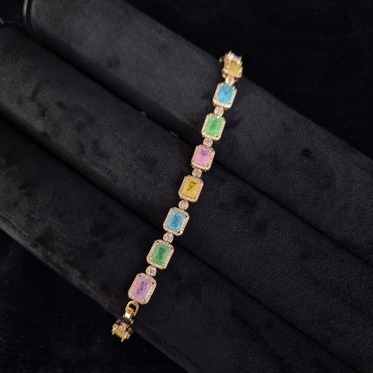 Aavya Tennis Bracelet