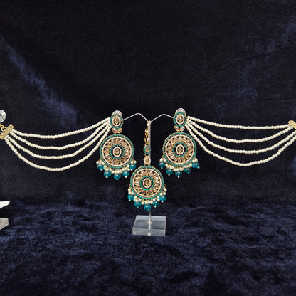 Aayat Kundan Bahubali Earrings