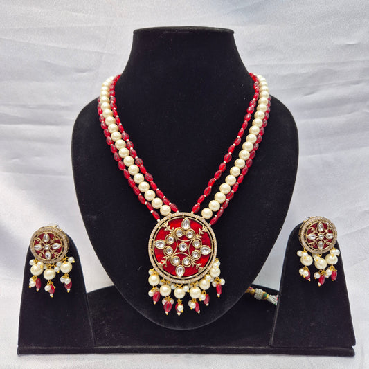 Kashvi Long Pearl Set