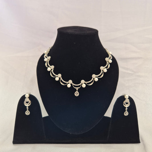 Jasmine AD Necklace Pearl