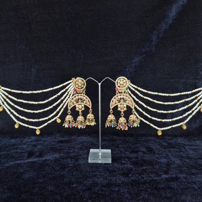 Parul Bahubali Kundan Earrings