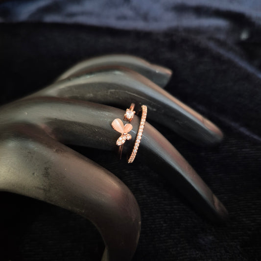 Butterfly Ring Rosegold