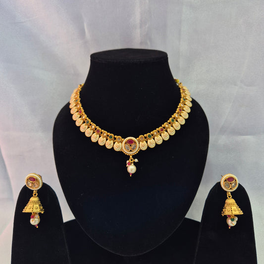 Ambika Rajwadi Necklace Set