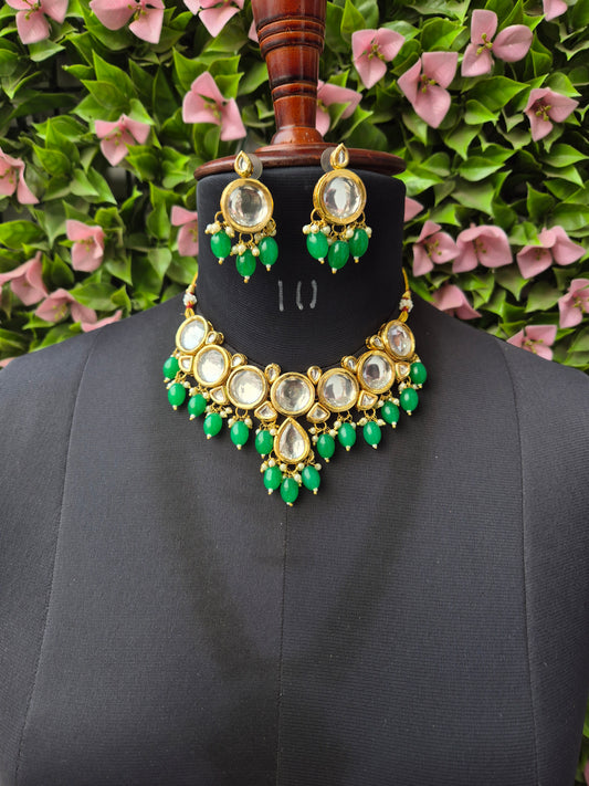 Lasya Kundan Necklace Set
