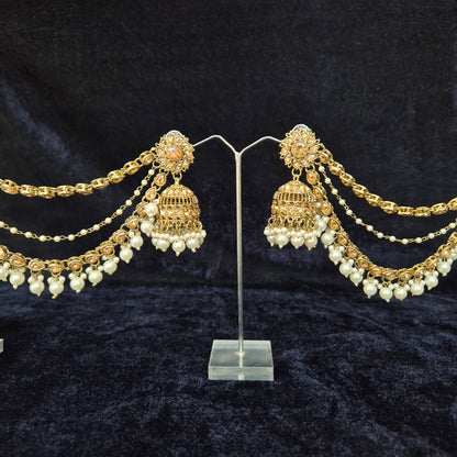 Ananti Bahubali Kundan Jhumka