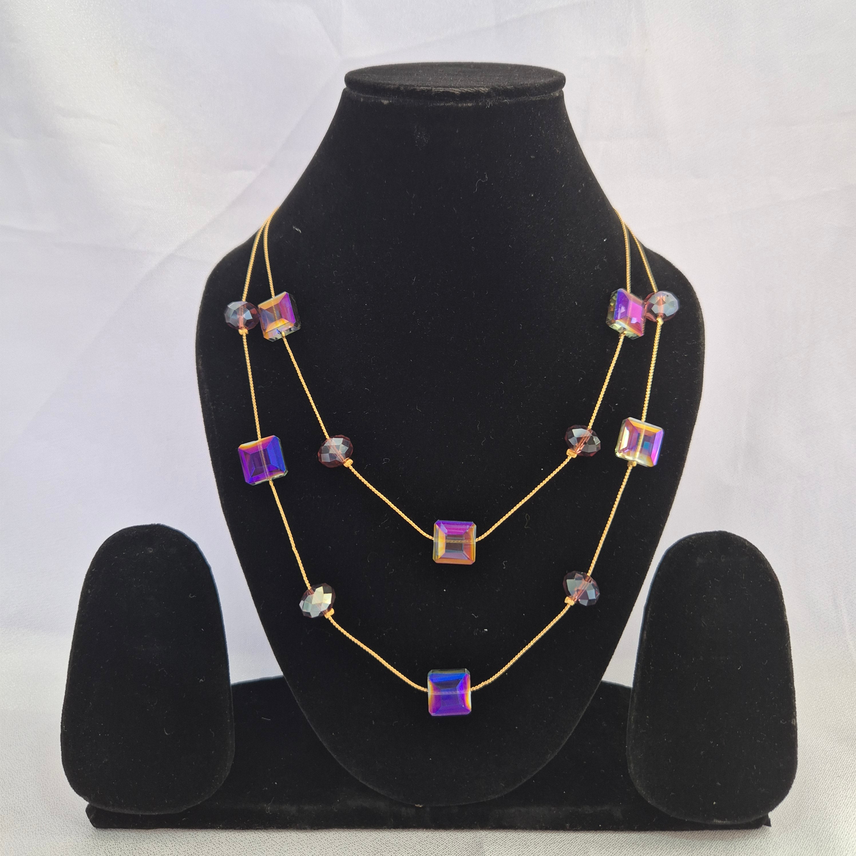 Double Layered Trendy Necklace – Zvria