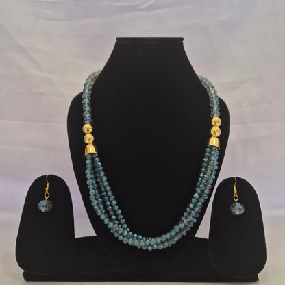 Crystal Triple Layered Necklace