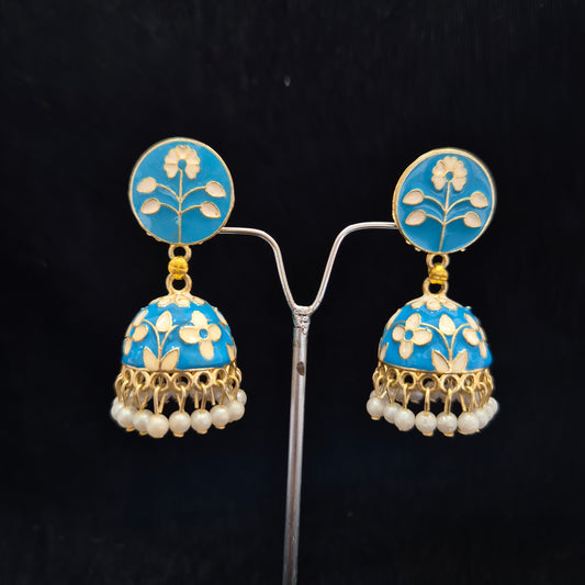 Jaipuri Meenakari Jhumki