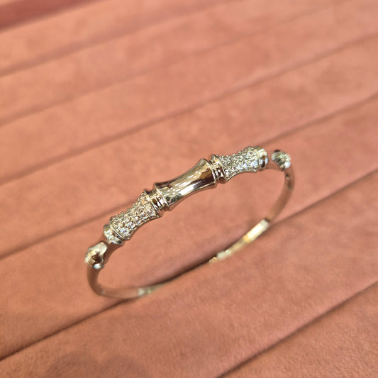 Bamboo Silver Bracelet