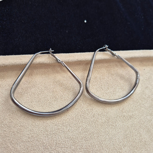Pear Shaped Hoops