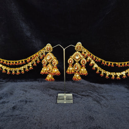 Oorja Premium Earrings with Tikka