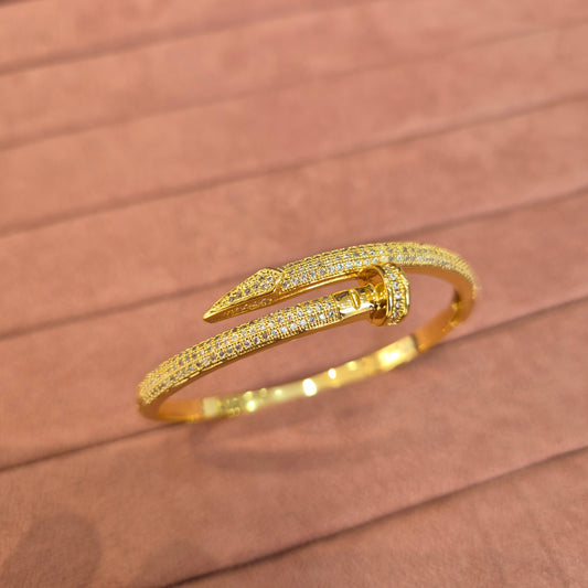 Nail CZ Bracelet