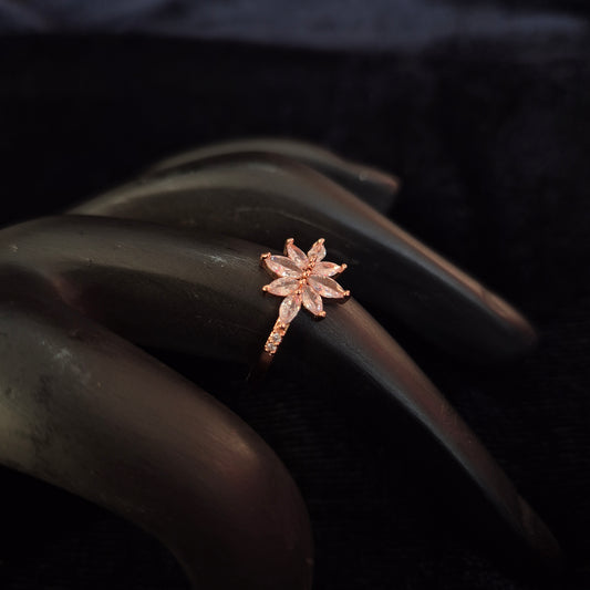 Floral Ring Rosegold